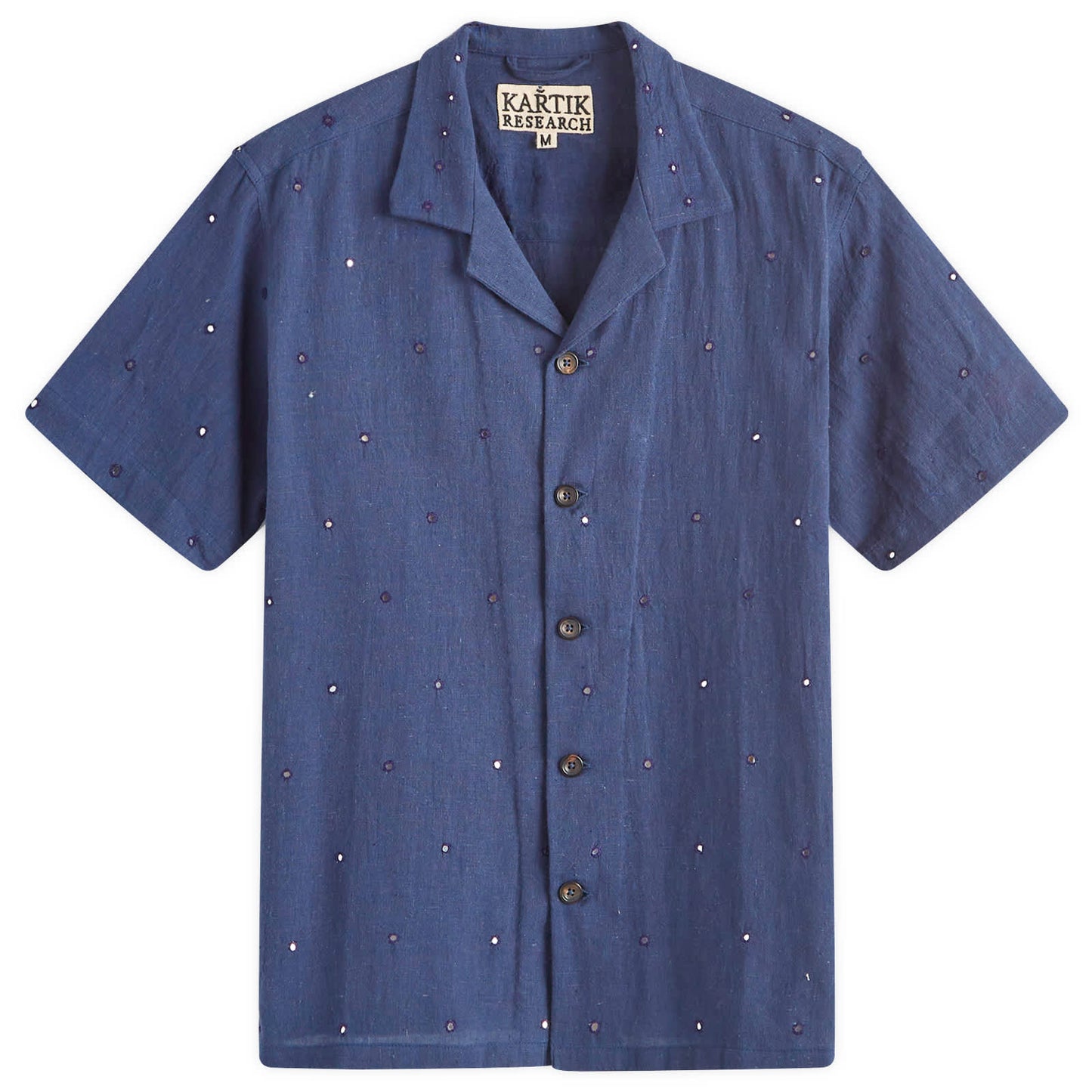 Hand Embroidered Mirrors Vacation Shirt