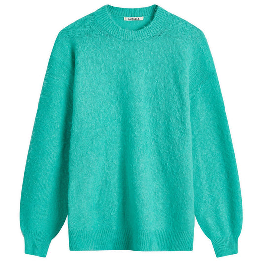 Brushed Wool Cashmere Crew Knit