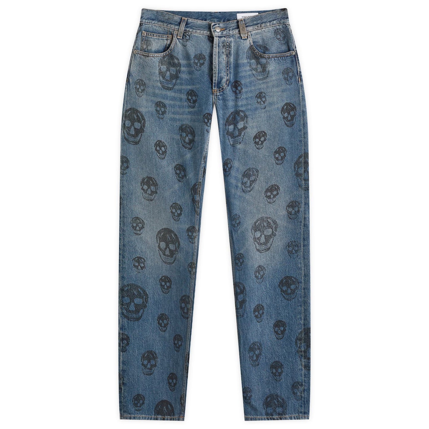 Skull Print Jeans