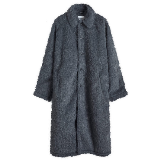 Faux Alpaca Car Coat