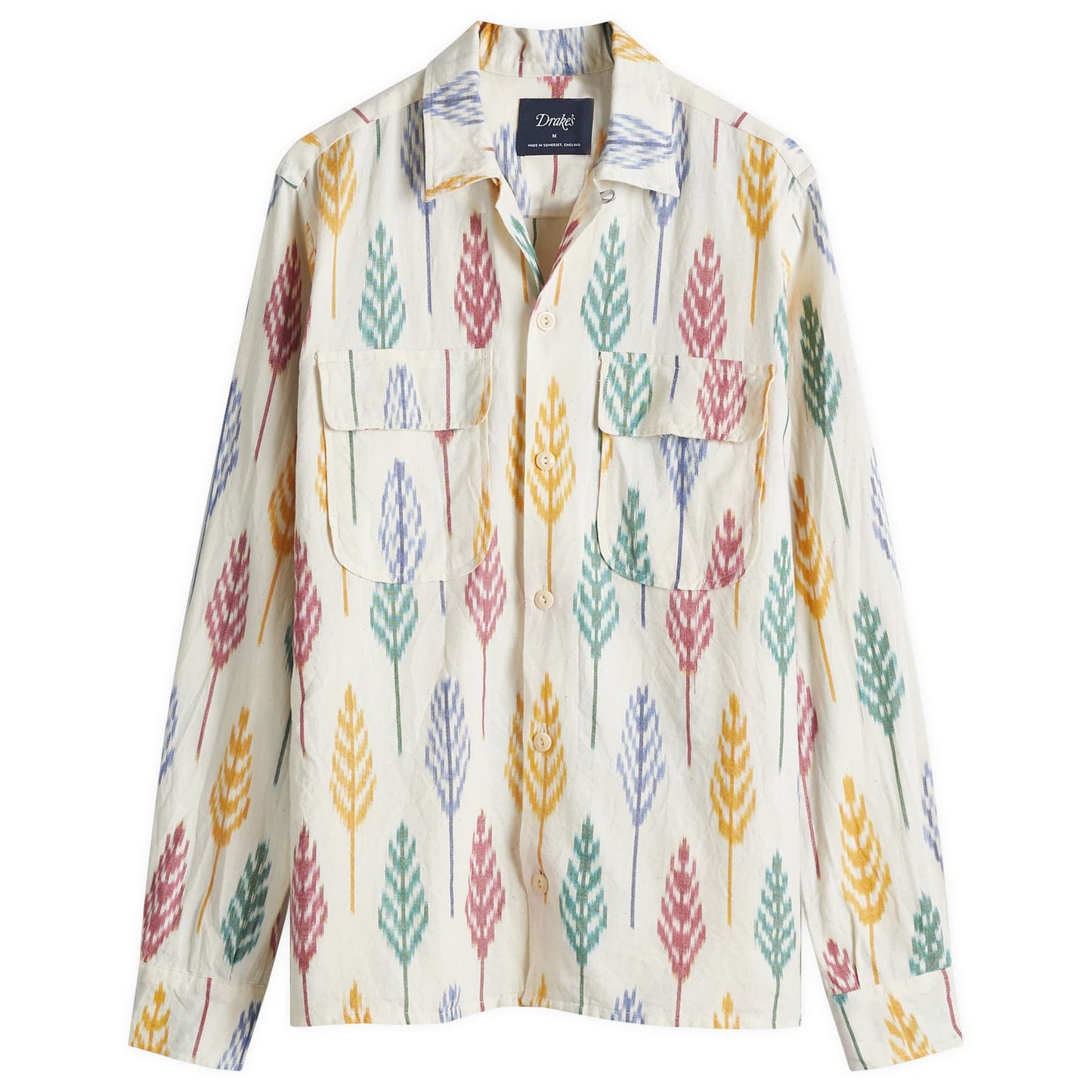 Camp Collar Ikat Shirt