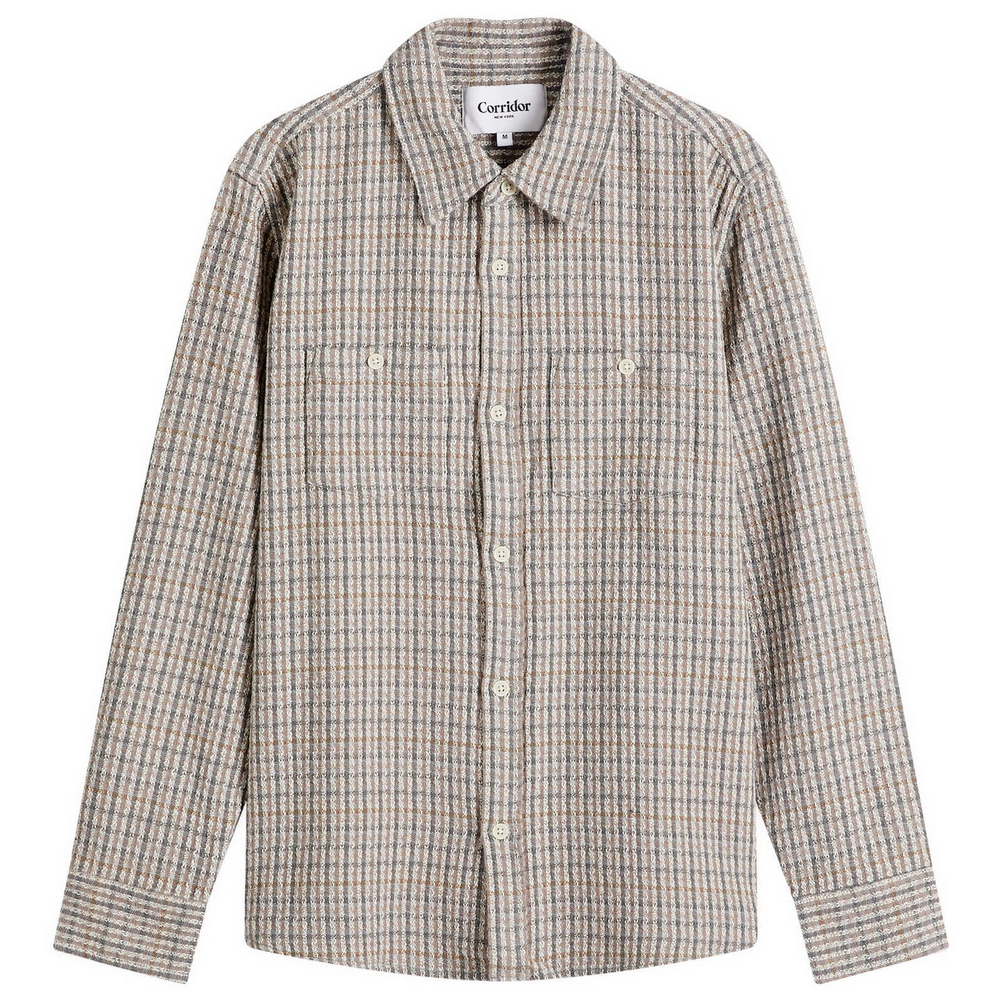 Long Sleeve Reverse Tweed Shirt