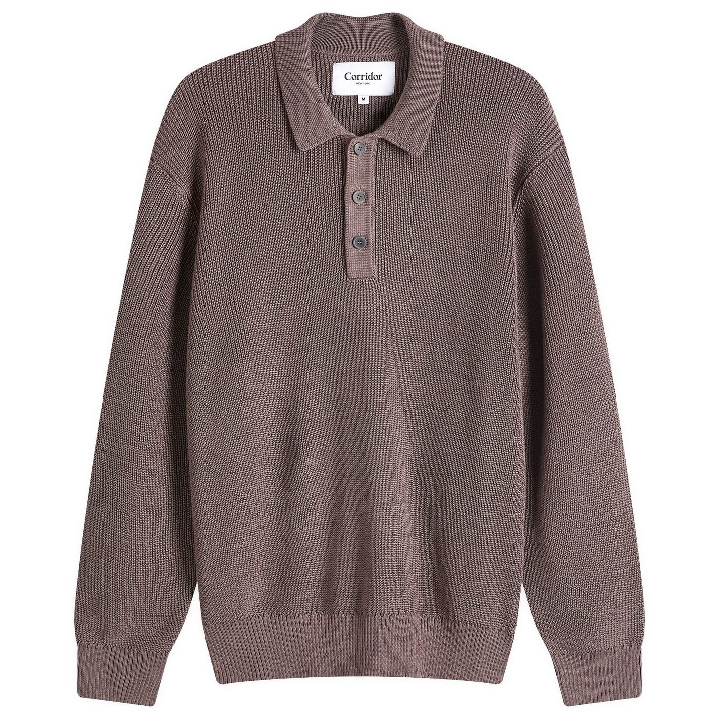 Long Sleeve Slouchy Polo