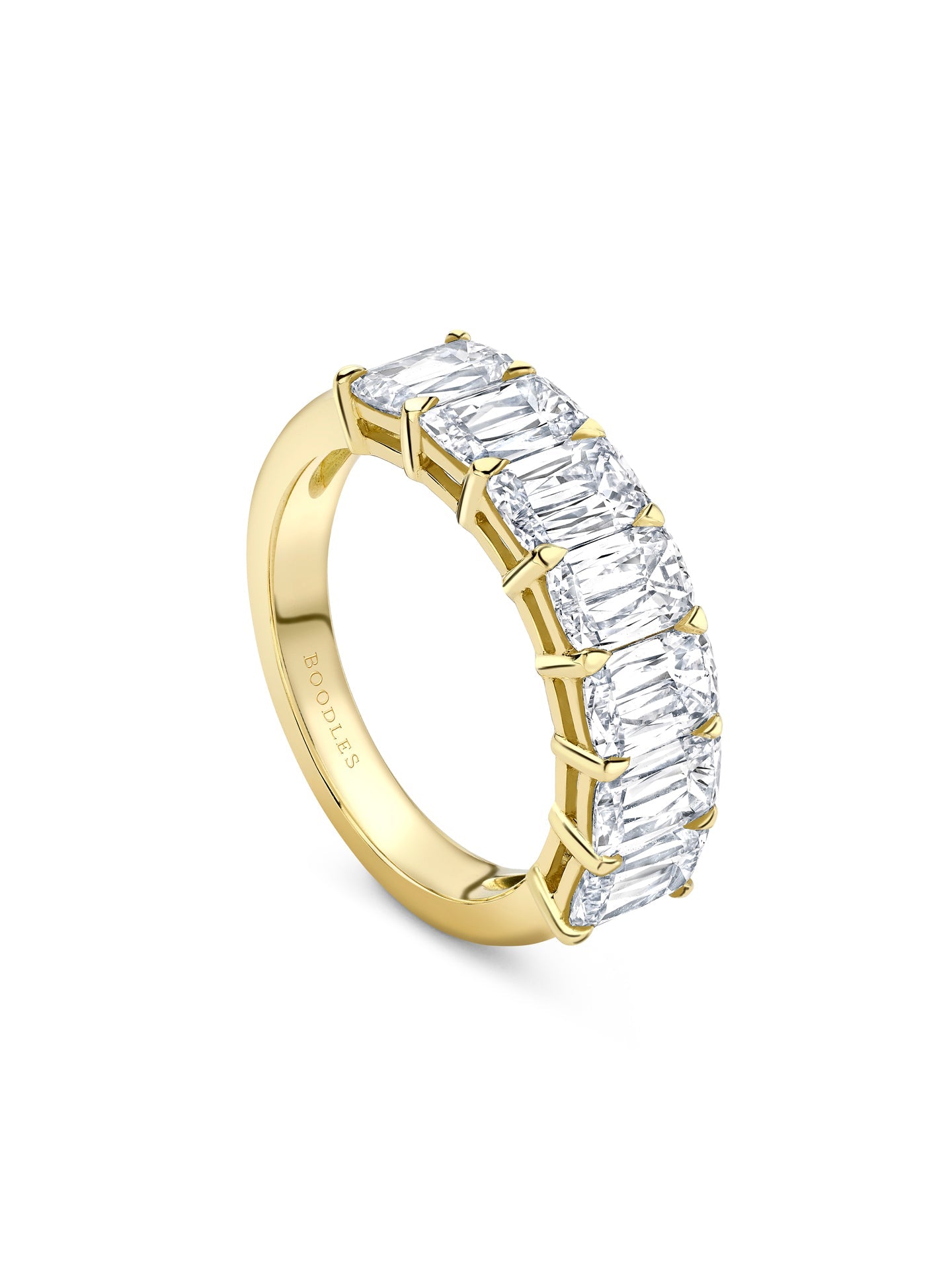 Ashoka Diamond Seven Stone Half Ring