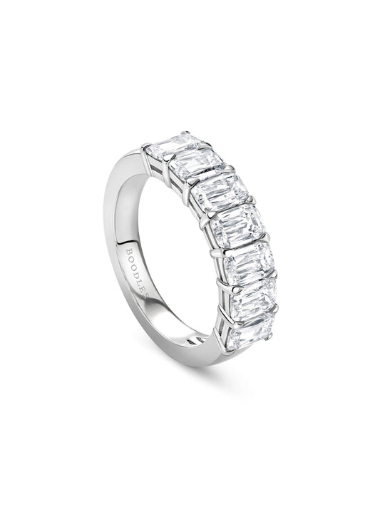 Ashoka Diamond Seven Stone Half Ring