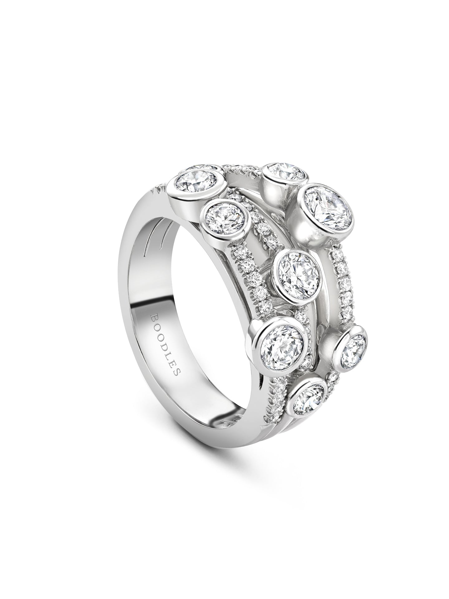 Waterfall Classic Diamond Ring