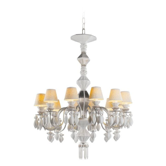 Belle De Nuit 12 Lights Chandelier Silver