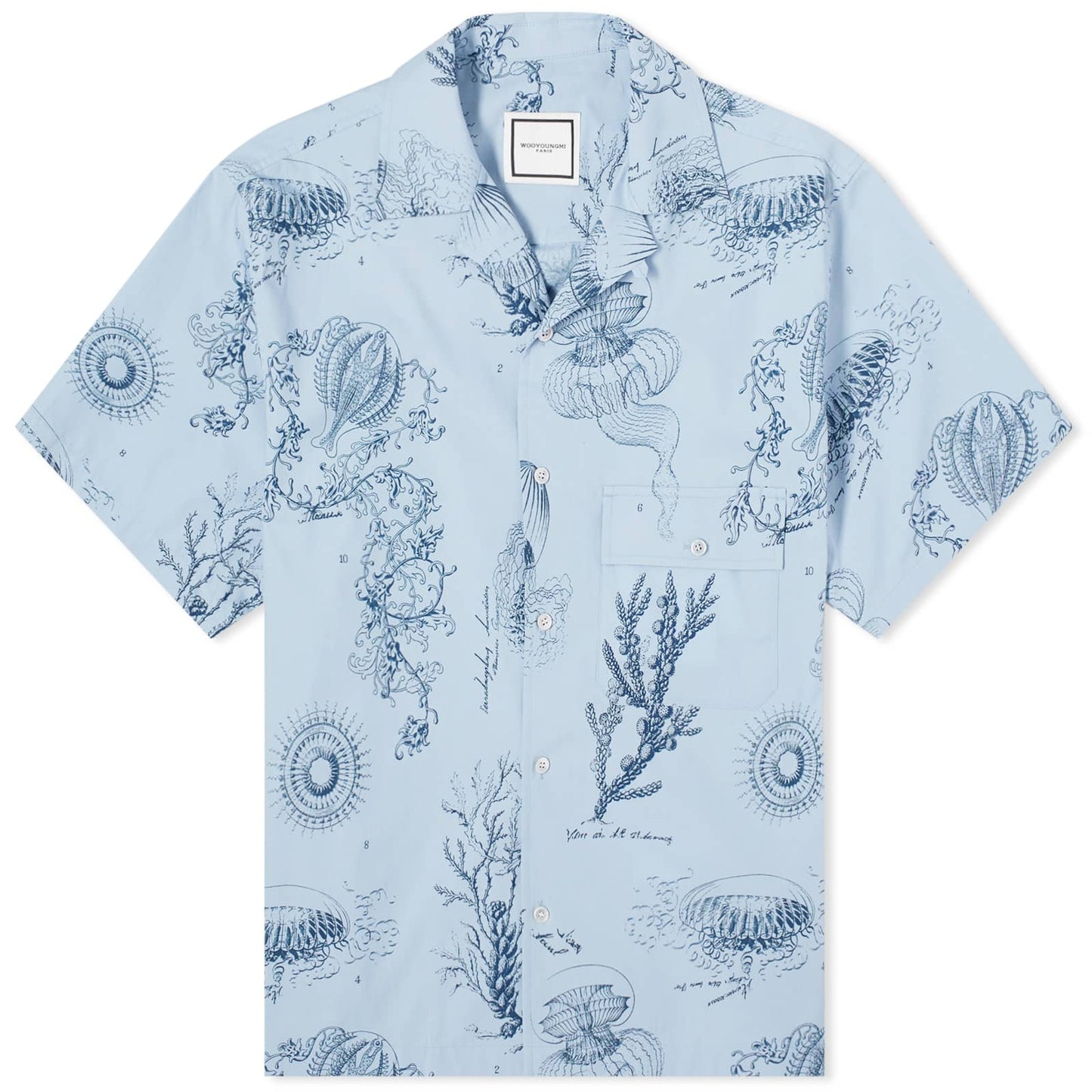 Marine Print Vacation Shirt