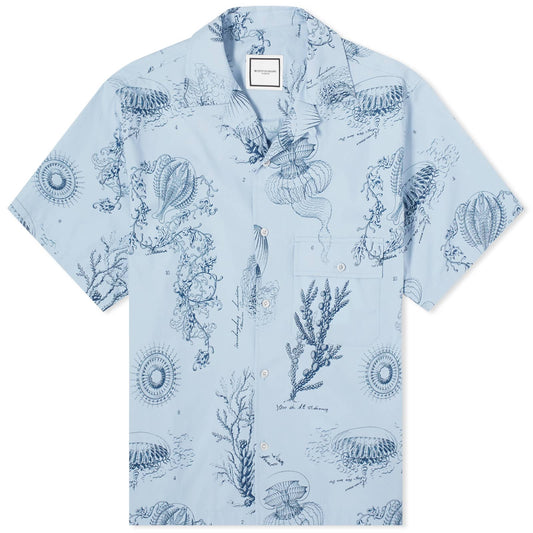 Marine Print Vacation Shirt