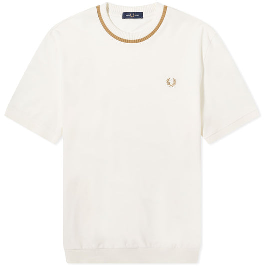 Crew Neck Pique T-Shirt