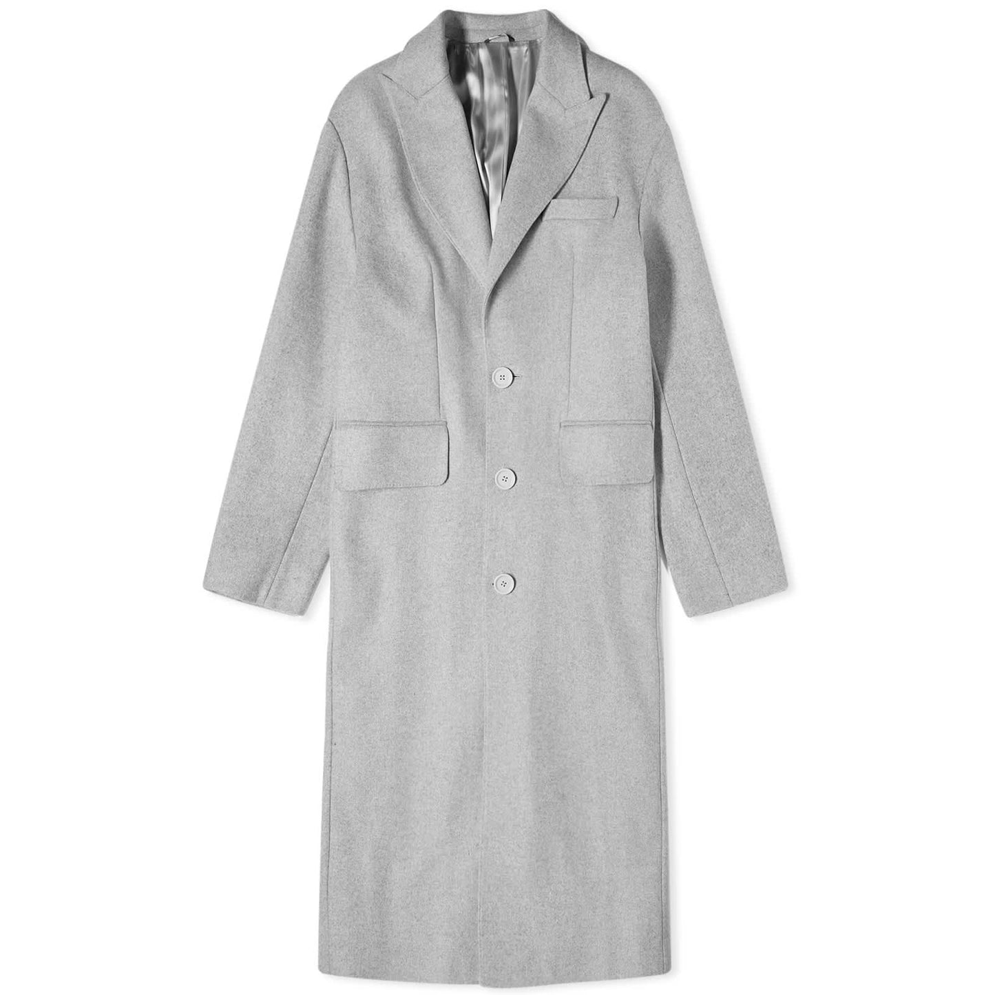 Catway Single Breasted Oversized Wool Coat