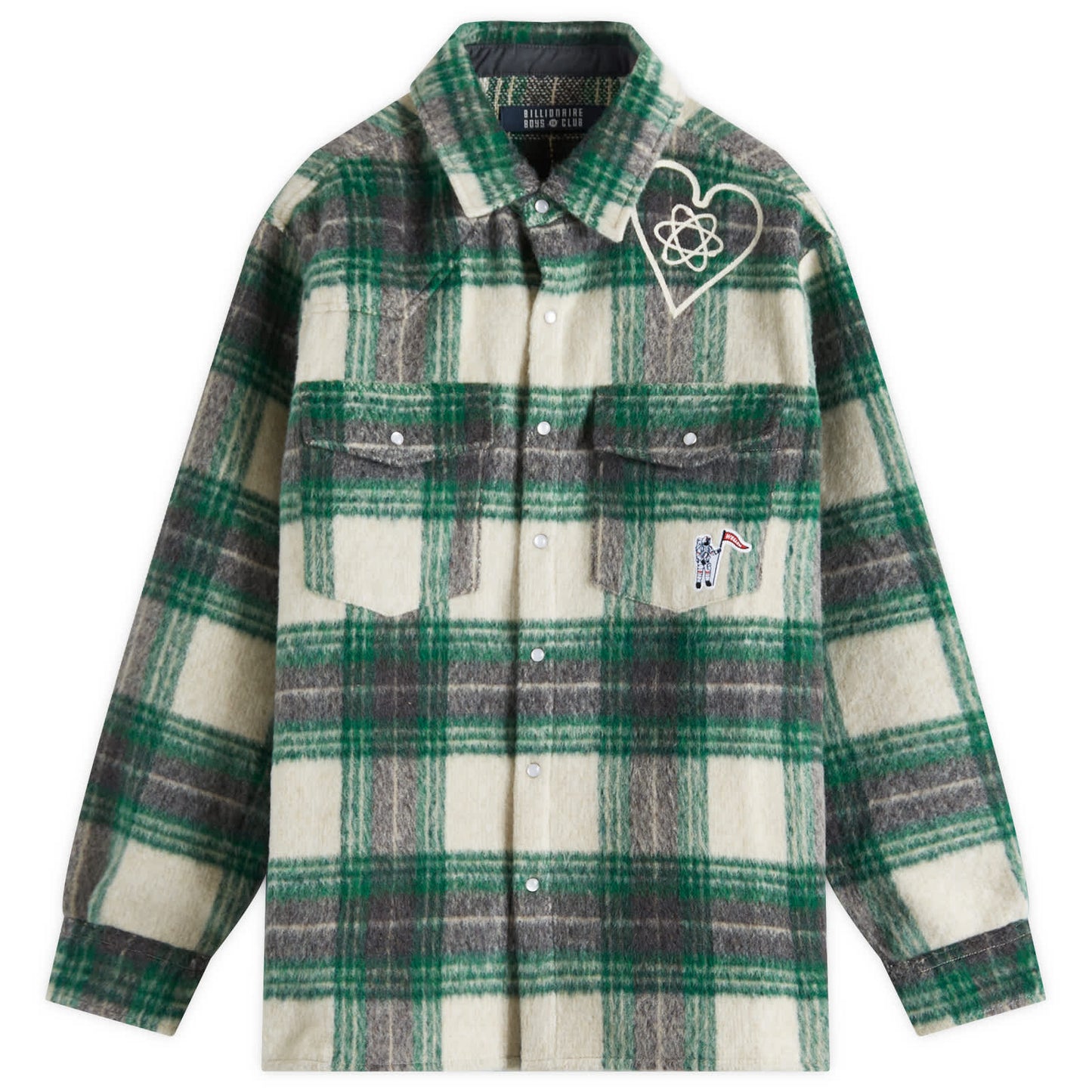 Heart & Mind Check Overshirt