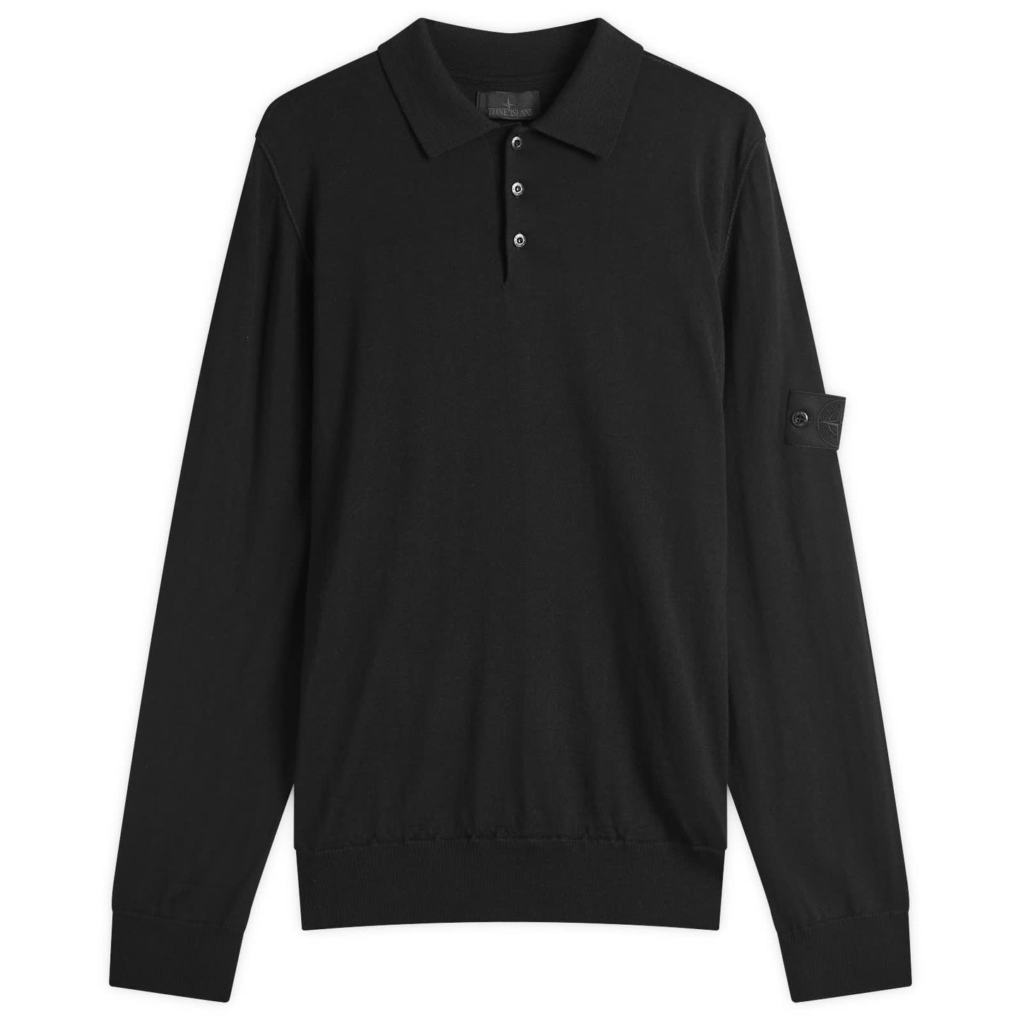 Ghost Piece Pure Wool Knit Polo