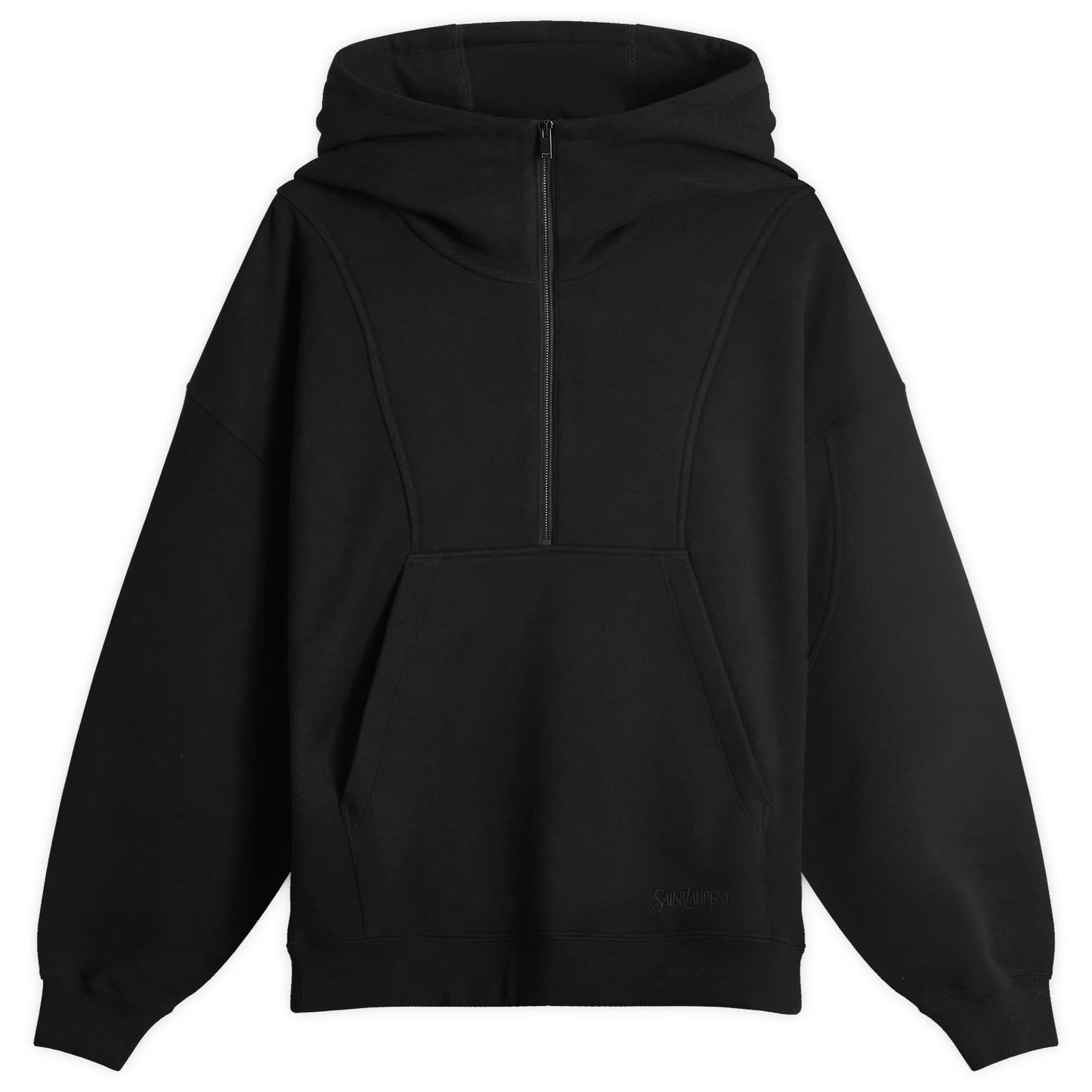 Half Zip Logo Hoodie