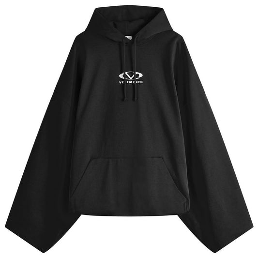 Oval Logo Cropped Boxy Hoodie