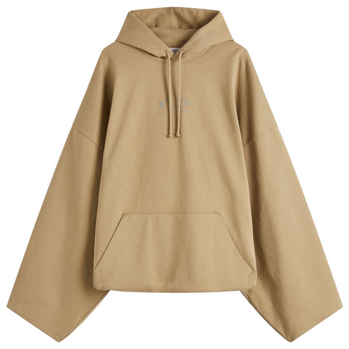 Oval Logo Cropped Boxy Hoodie
