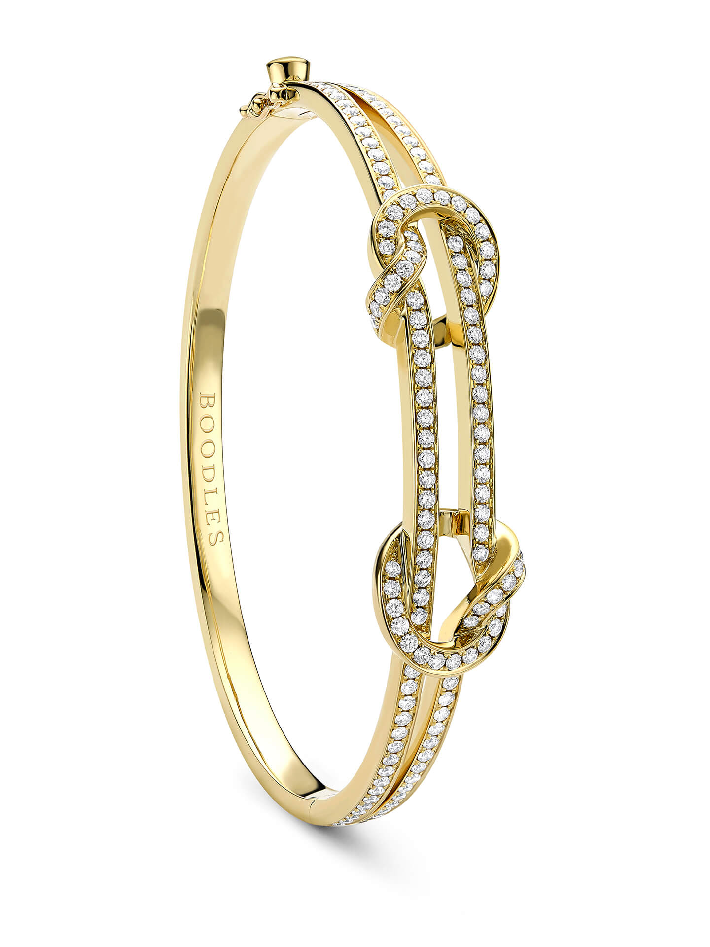 The Knot Diamond Bangle