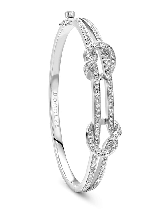 The Knot Diamond Bangle