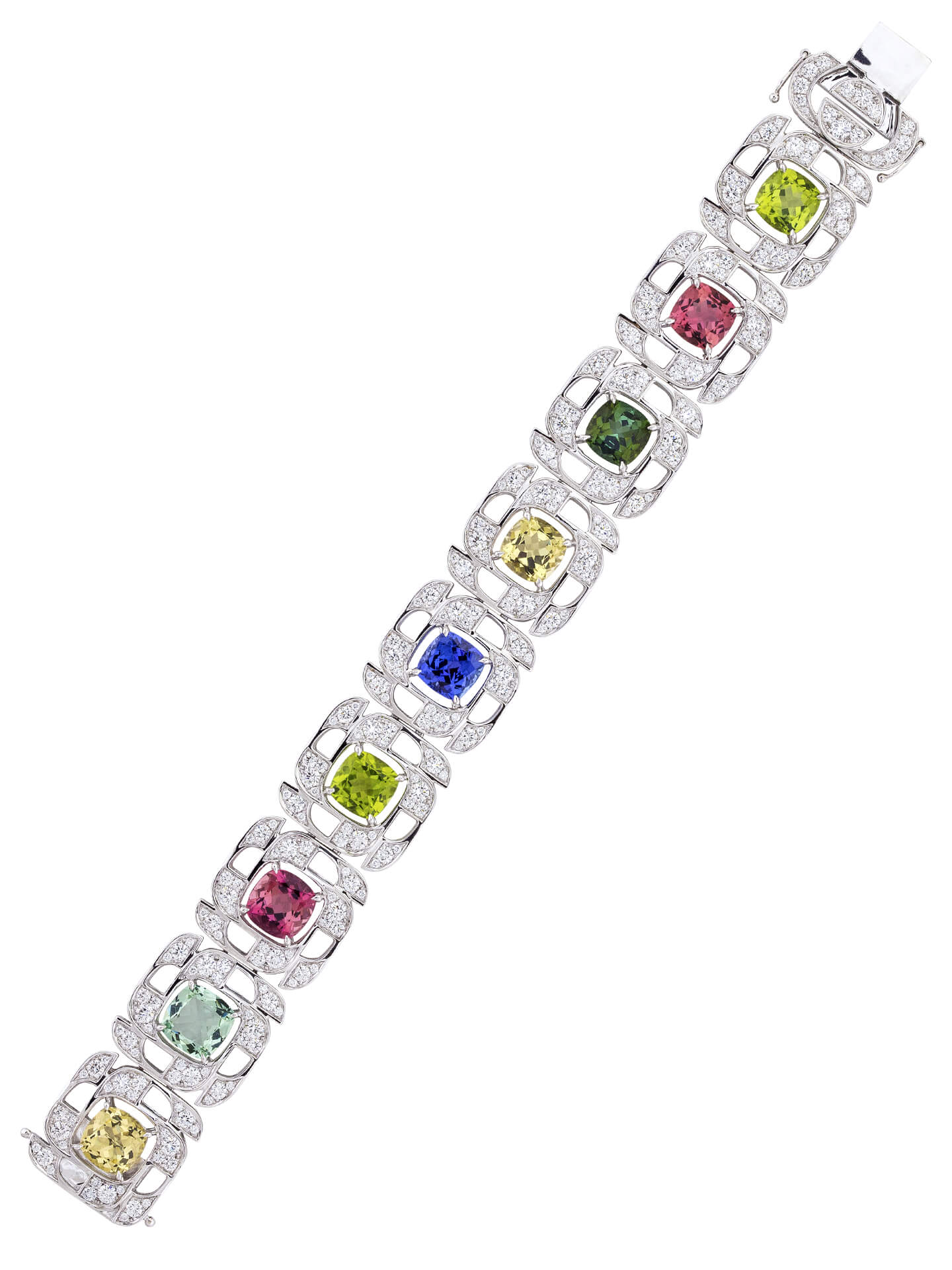 Prism Multi-Gem Diamond Bracelet