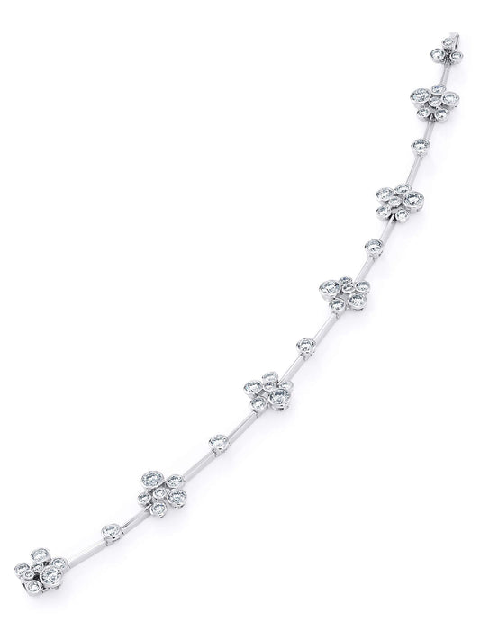 Raindance Diamond Cluster Bracelet