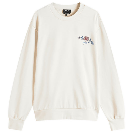 Tyler Floral Logo Crew Sweatshirt