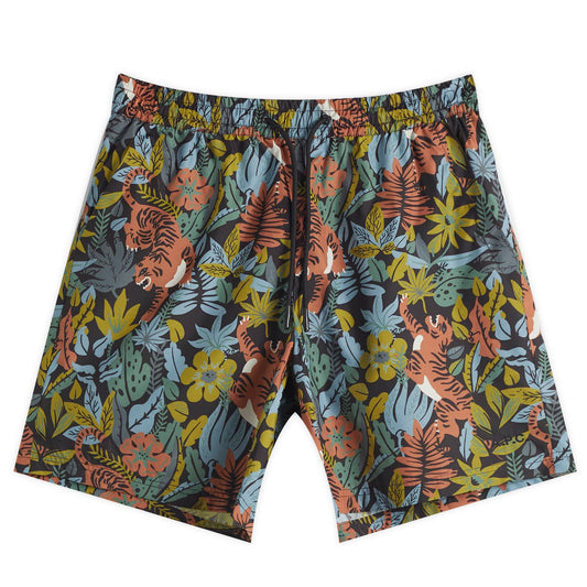 Bobby Tropical Print Swim Shorts