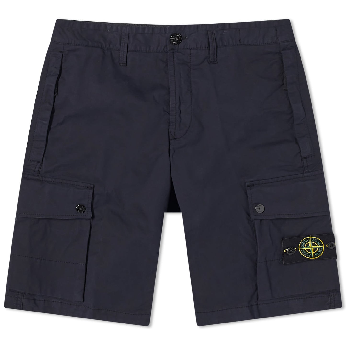 Stone Island Supima Cotton Cargo Shorts