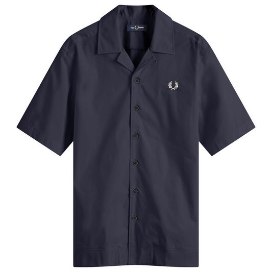 Ribbed Hem Vacation Shirt