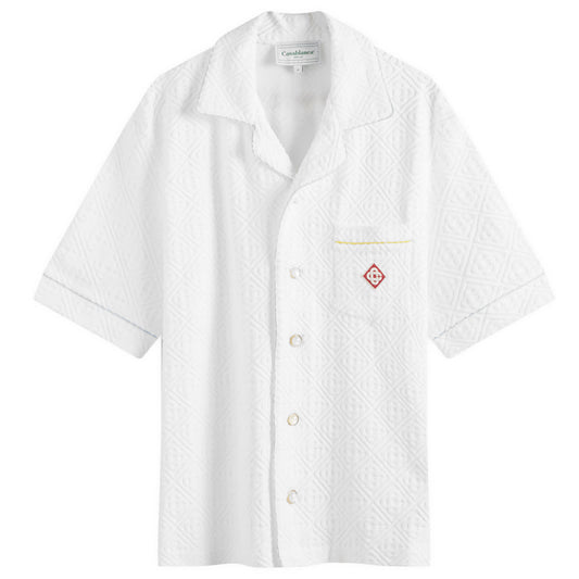 Monogram Towelling Short Sleeve Shirt