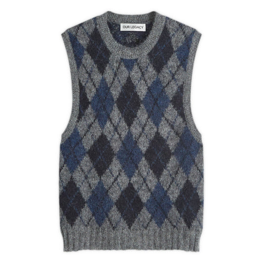 Argyle Knit Vest