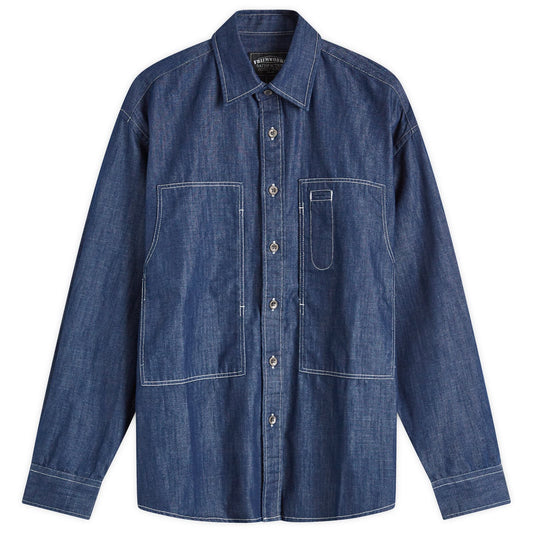 Denim Carpenter Pocket Work Shirt