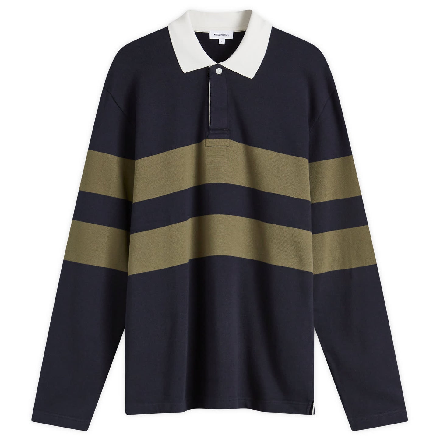 Brushed Stripe Rugby Polo