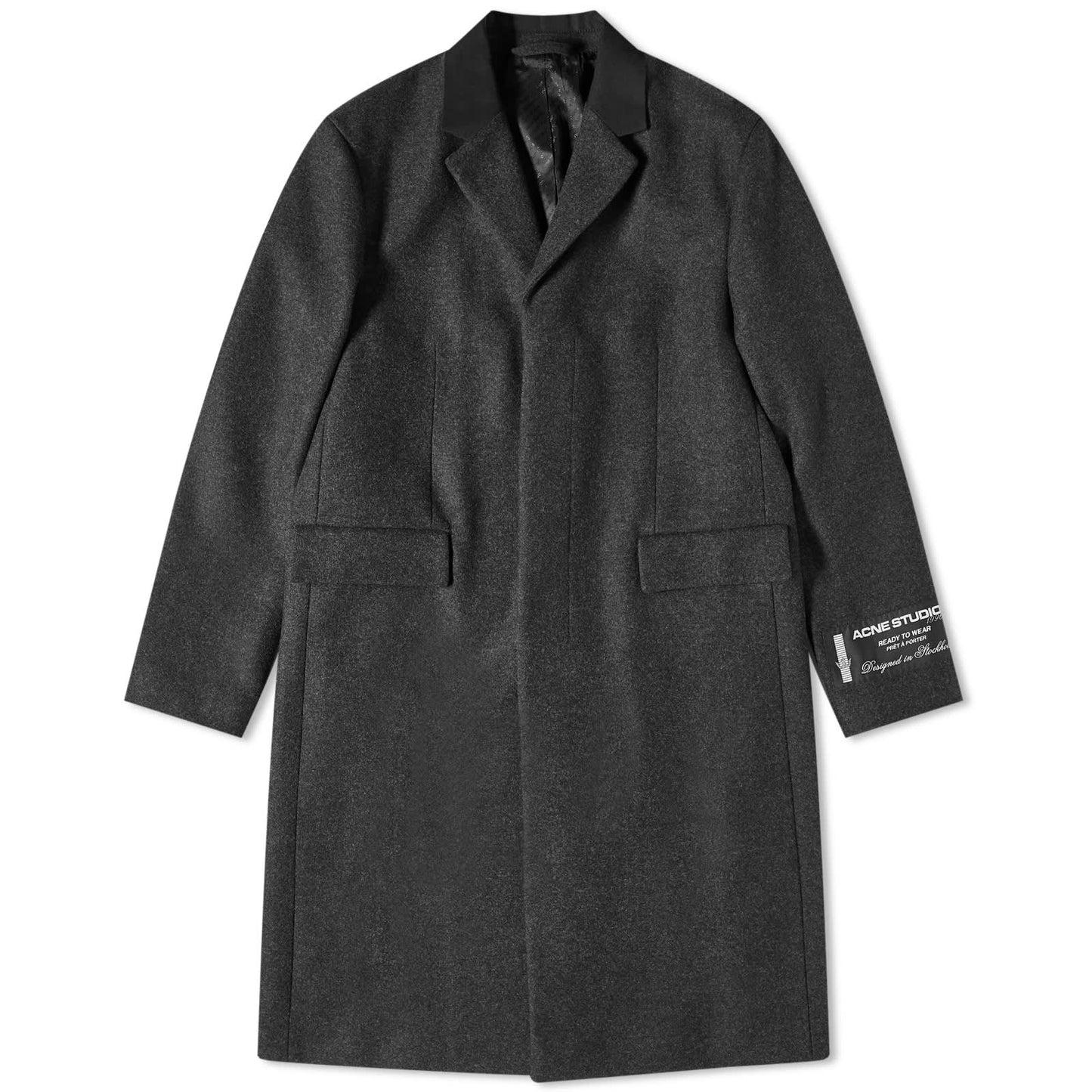 Orkar Classic Melange Wool Coat