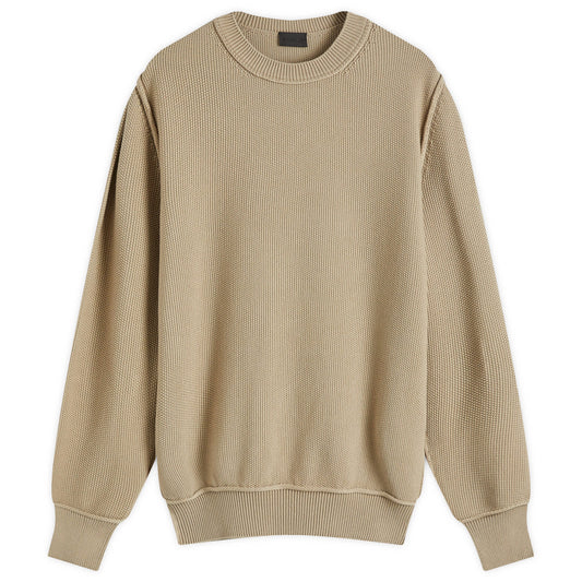 Cotton Yarn Crew Neck Sweatshirt