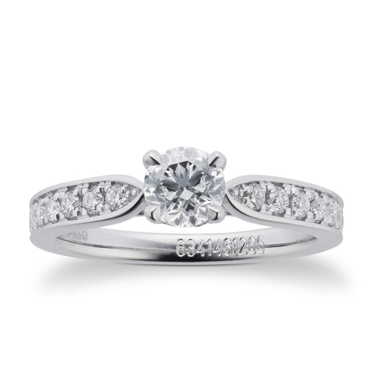 Boscobel Platinum 0.71cttw Diamond Ring