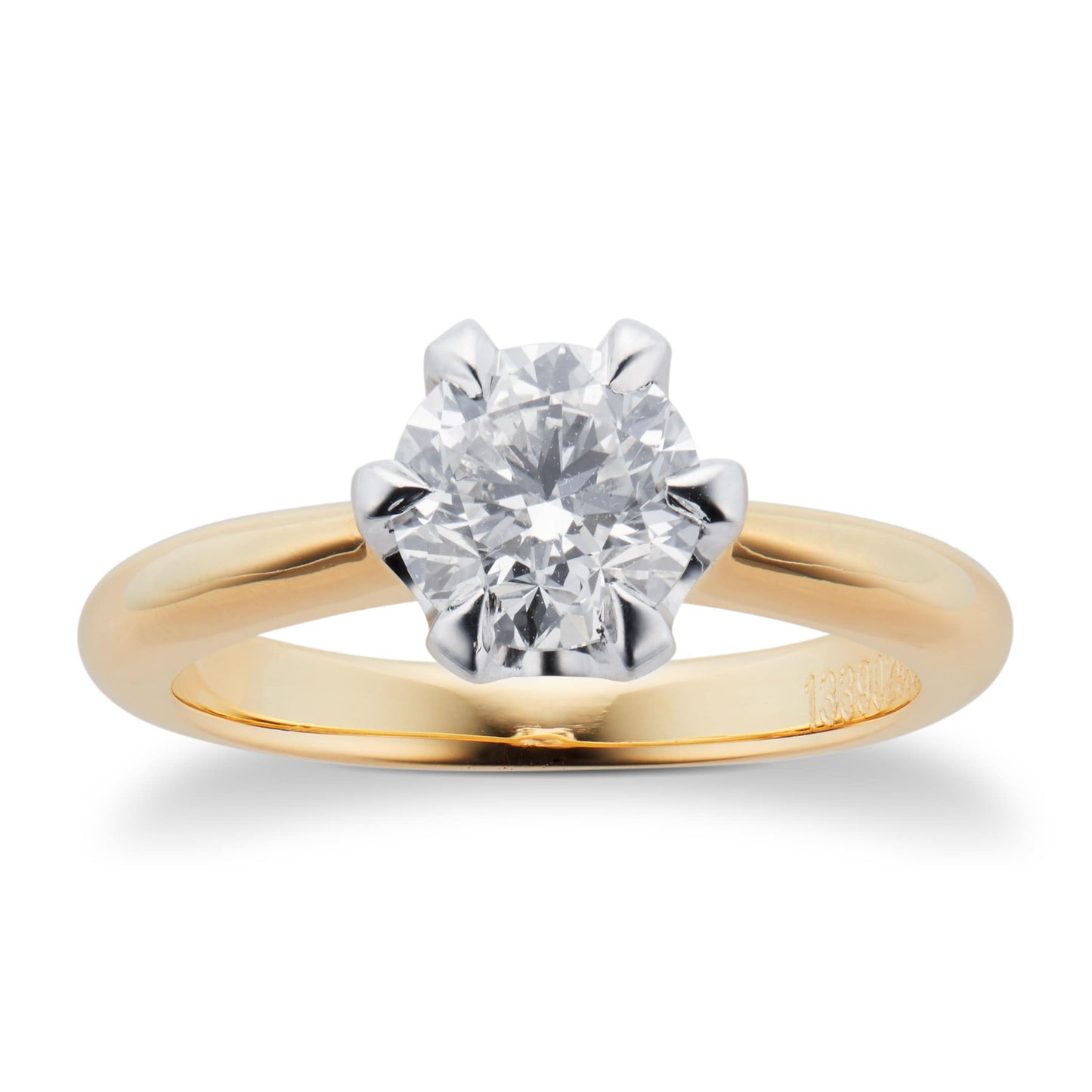 Hermione Yellow Gold 1.00ct Diamond Ring