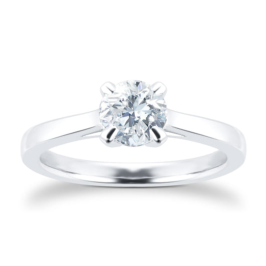 Sweet Belvedere Platinum 0.70ct Diamond Ring