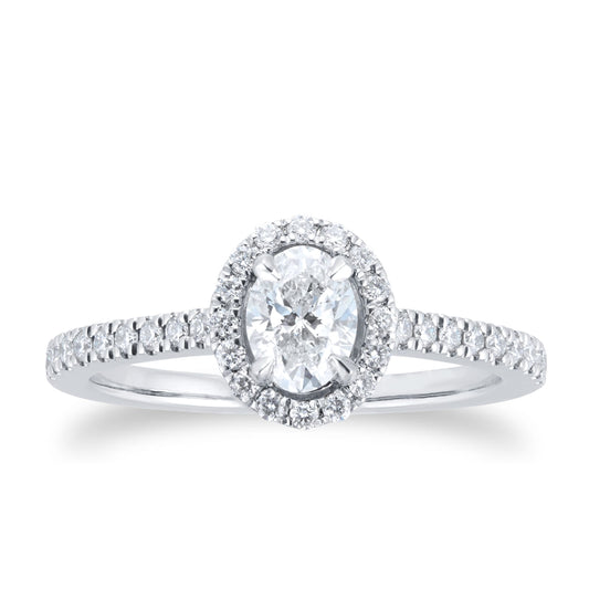 Amelia Platinum 0.75cttw Diamond Ring