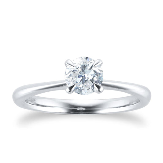 Platinum Hermione 0.50ct Solitaire Diamond Ring