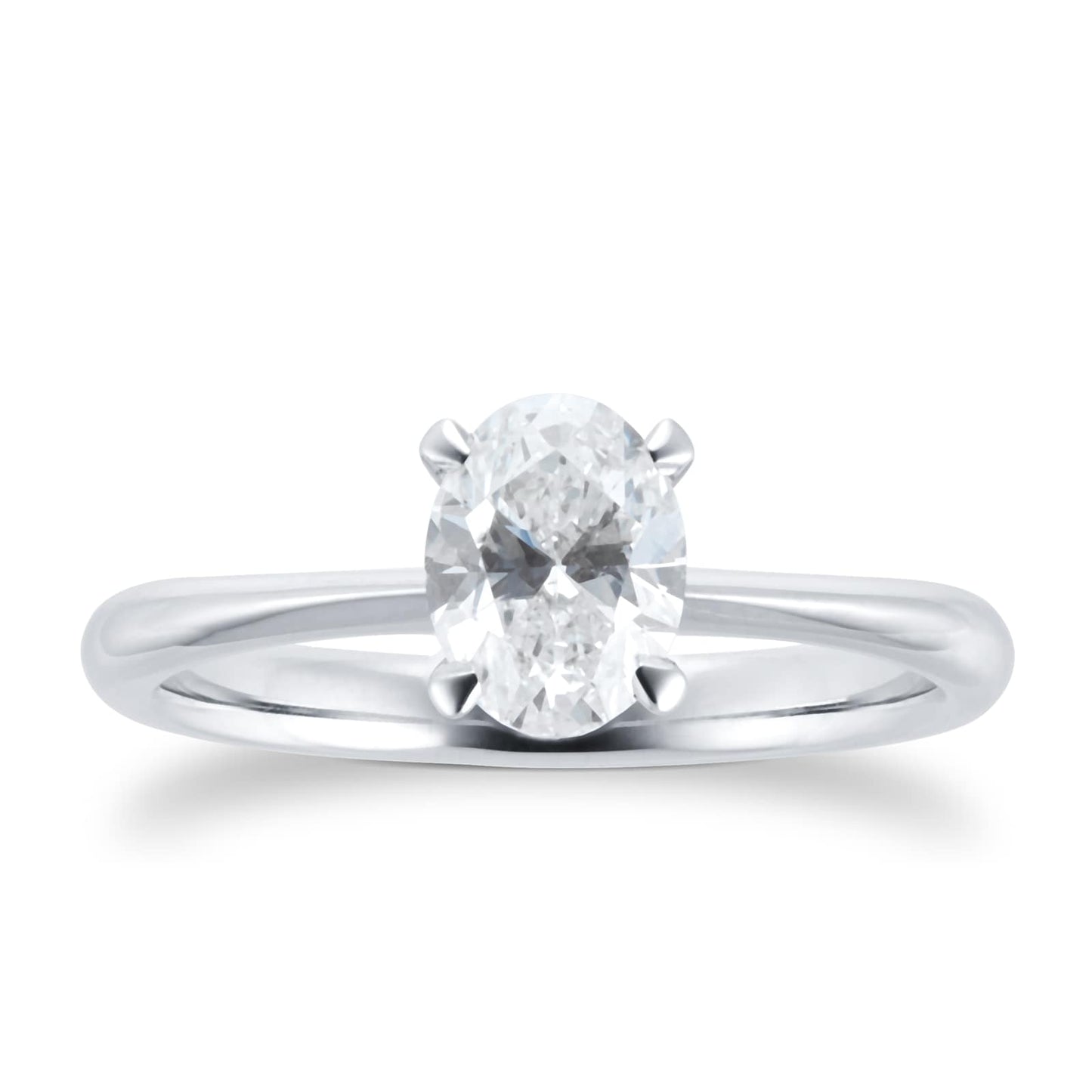 Platinum Hermione 0.75ct Solitaire Diamond Ring