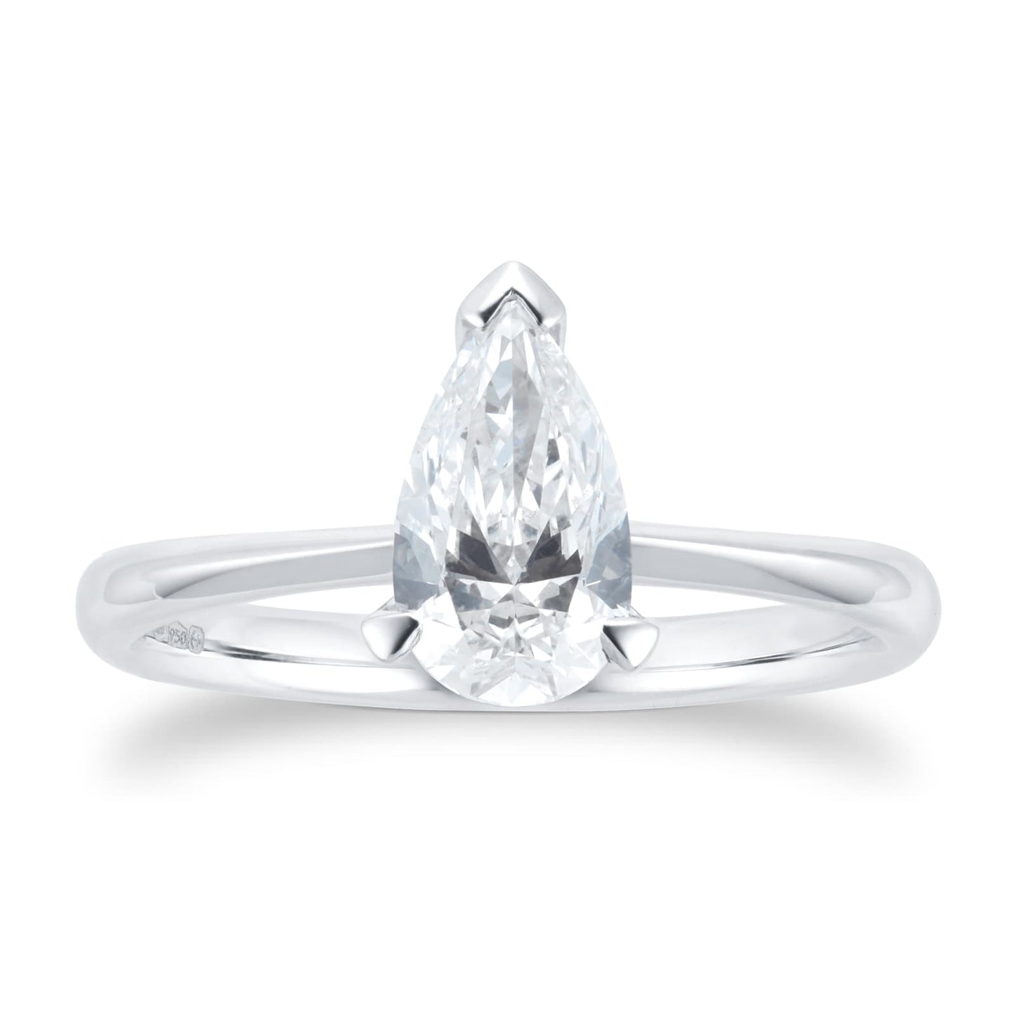 Platinum Hermione 1.00ct Solitaire Diamond Ring