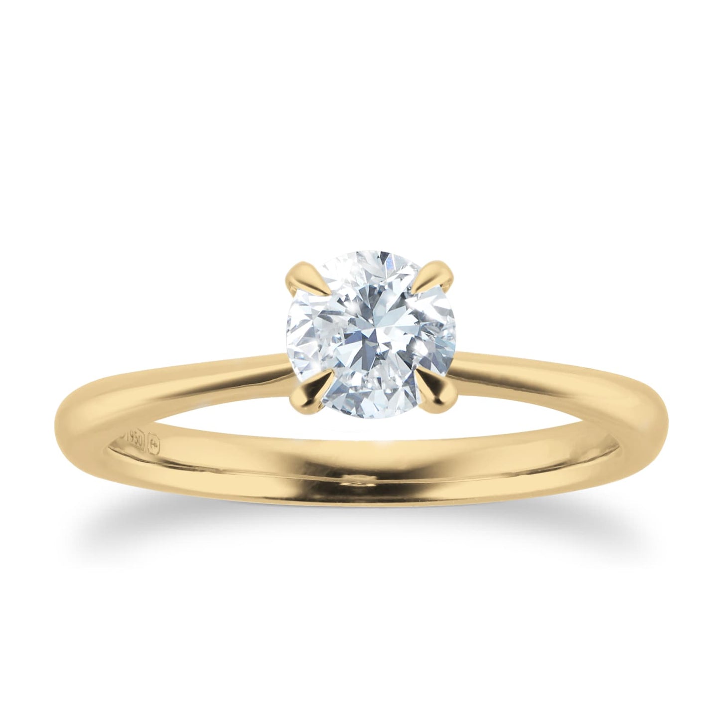 Hermione Yellow Gold 0.75ct Solitaire Ring