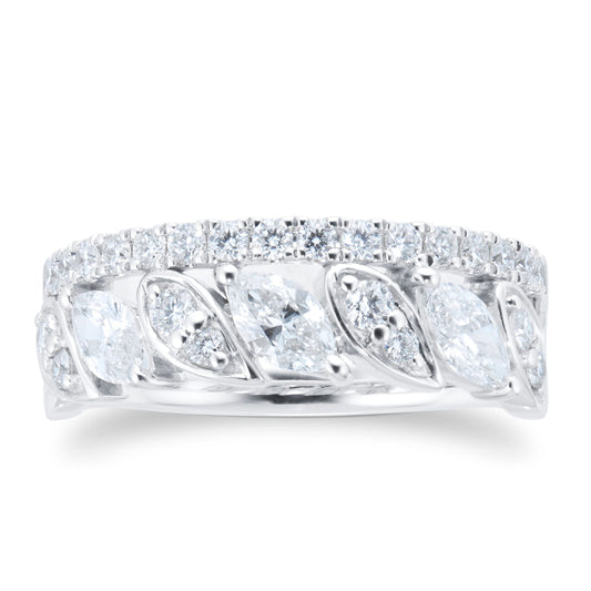 Vinea White Gold 1.00cttw Diamond Ring