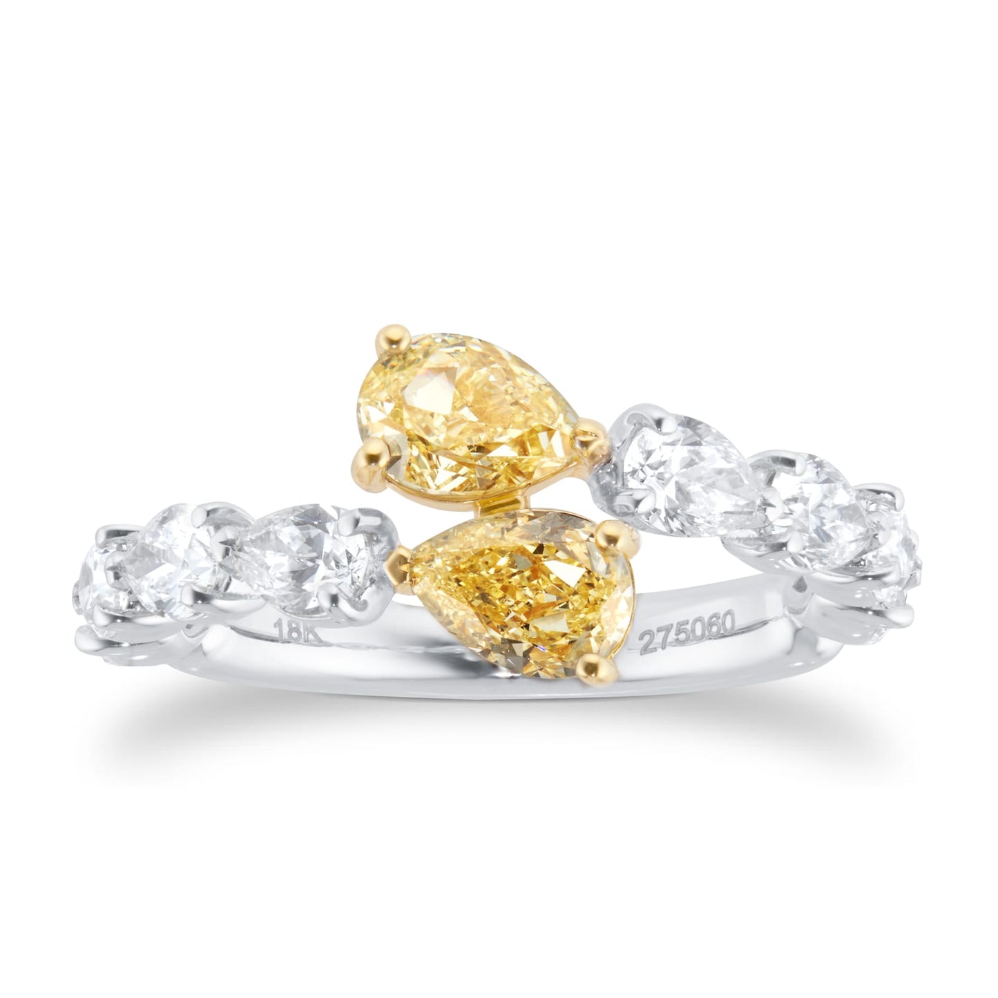 Yellow & White Diamond Ring