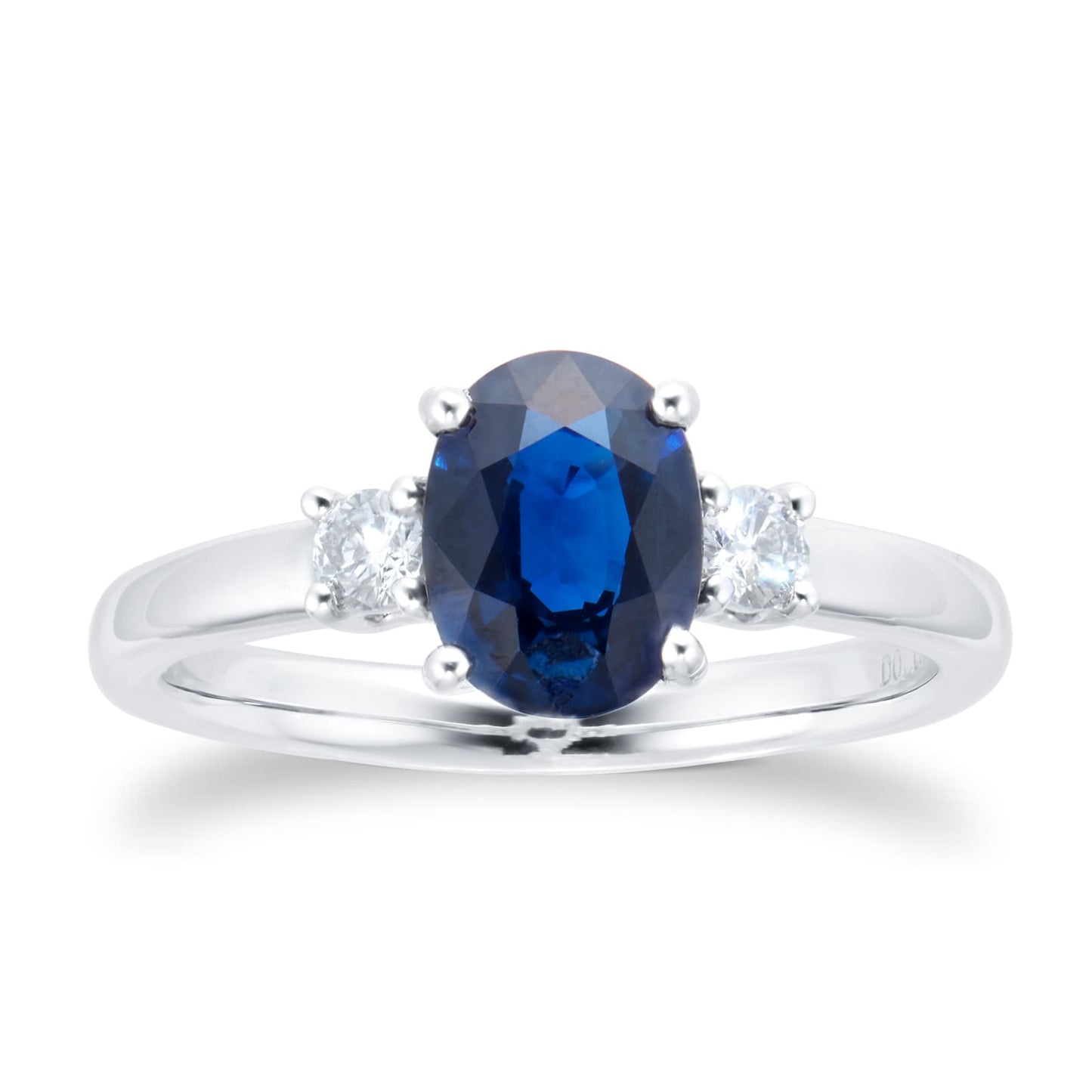 Carrington Platinum Sapphire & Diamond Ring