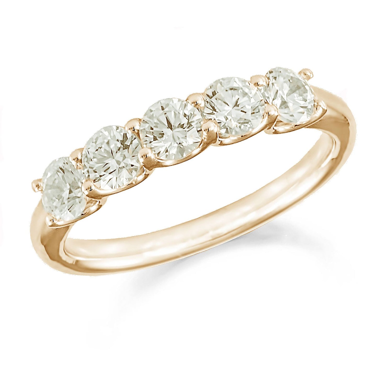 Yellow Gold 1.00ct Five Stone Ring