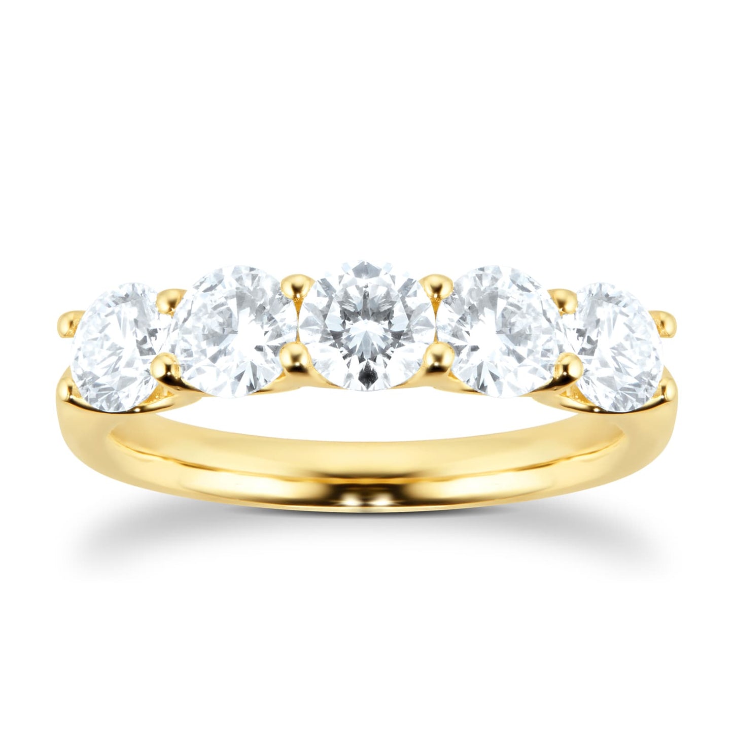 Yellow Gold 1.50ct Five Stone Ring