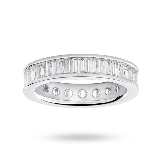 Platinum 2.00ct Baguette Ring