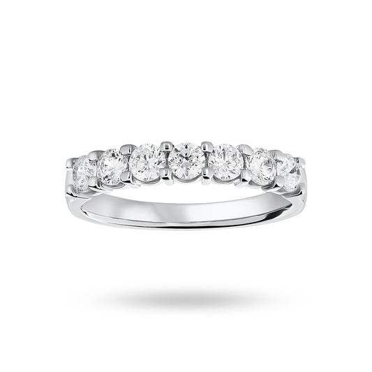 Platinum 0.75ct Under Bezel Ring