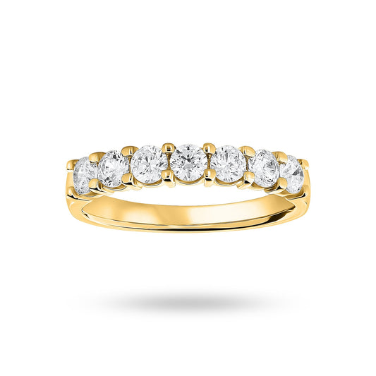 Yellow Gold 0.75ct Under Bezel Ring